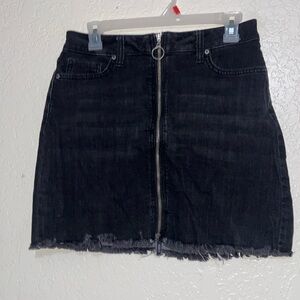 Arizona Black Jean Skirt